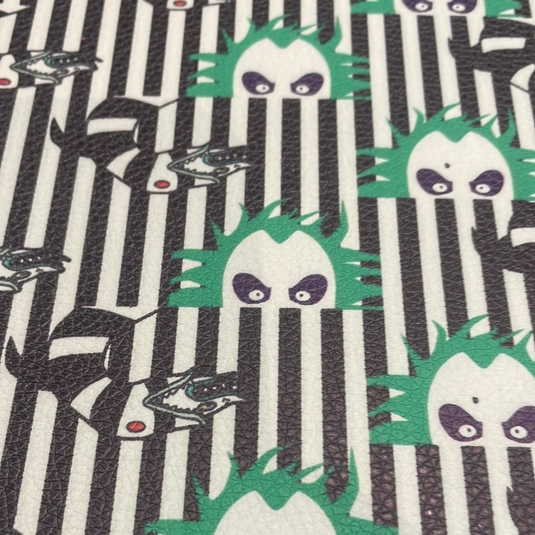 63 character beetle juice leatherette