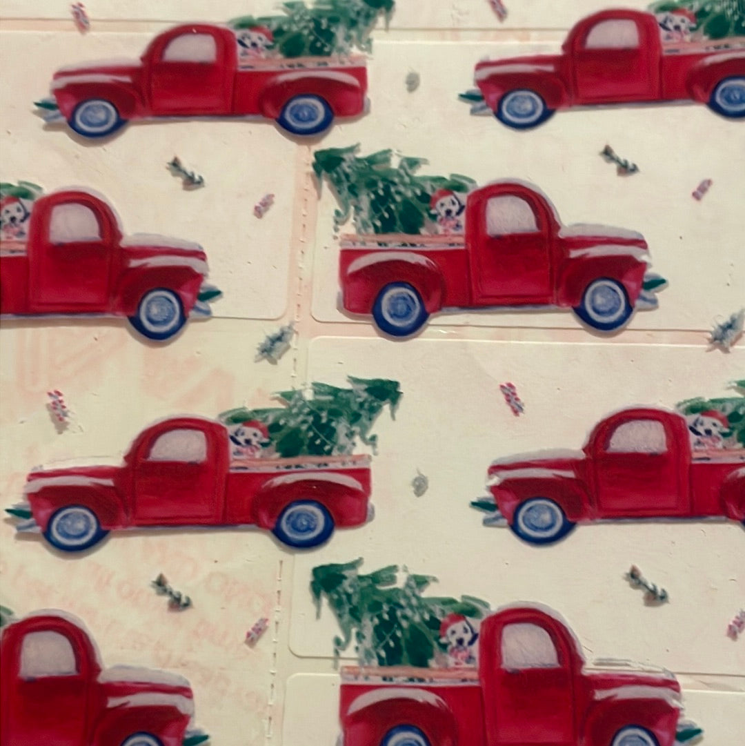 228 character driving home for Christmas transparent