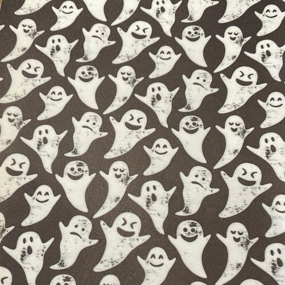 26 Leatherette Halloween ghosts