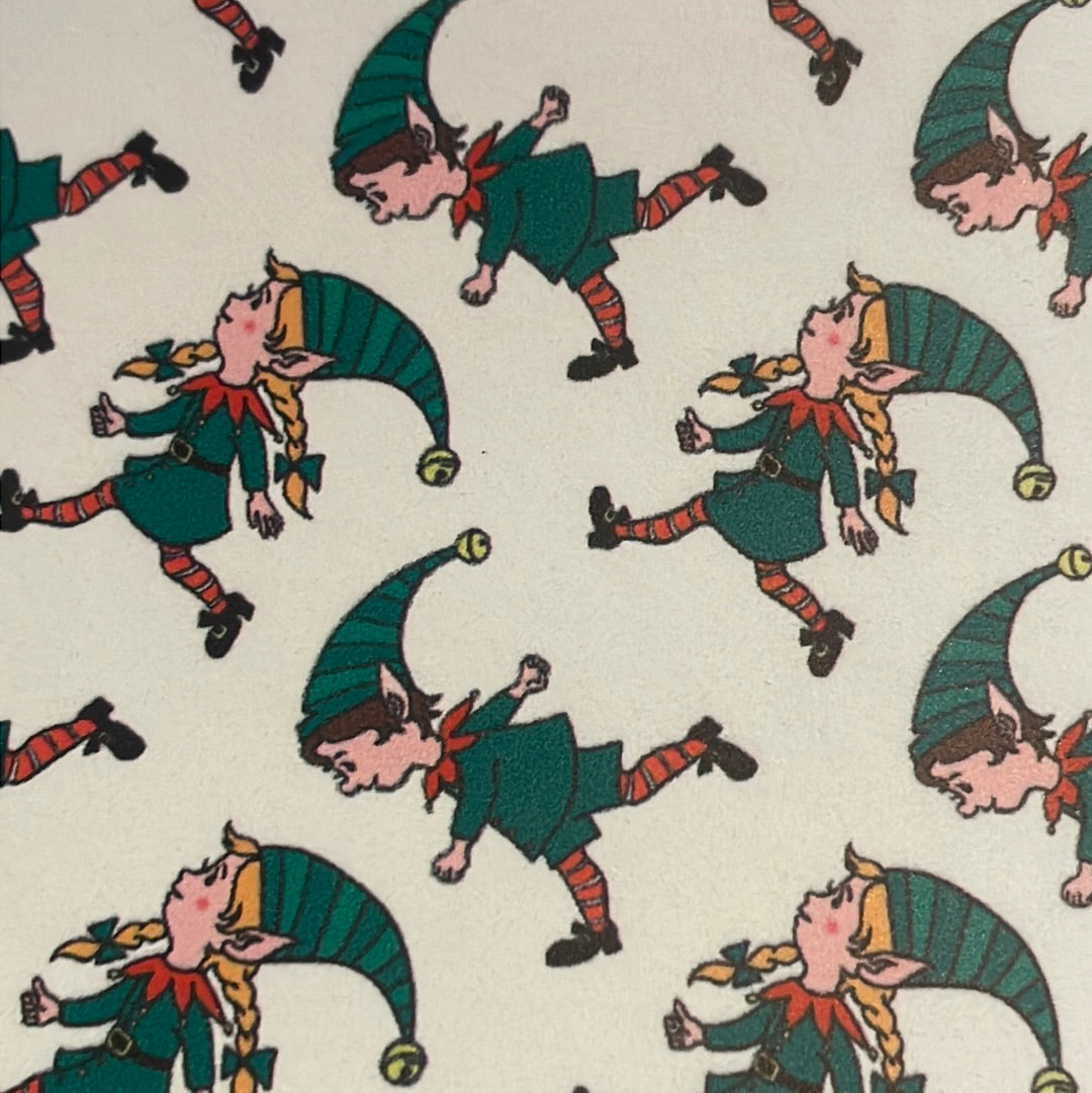 49 Christmas leatherette elf