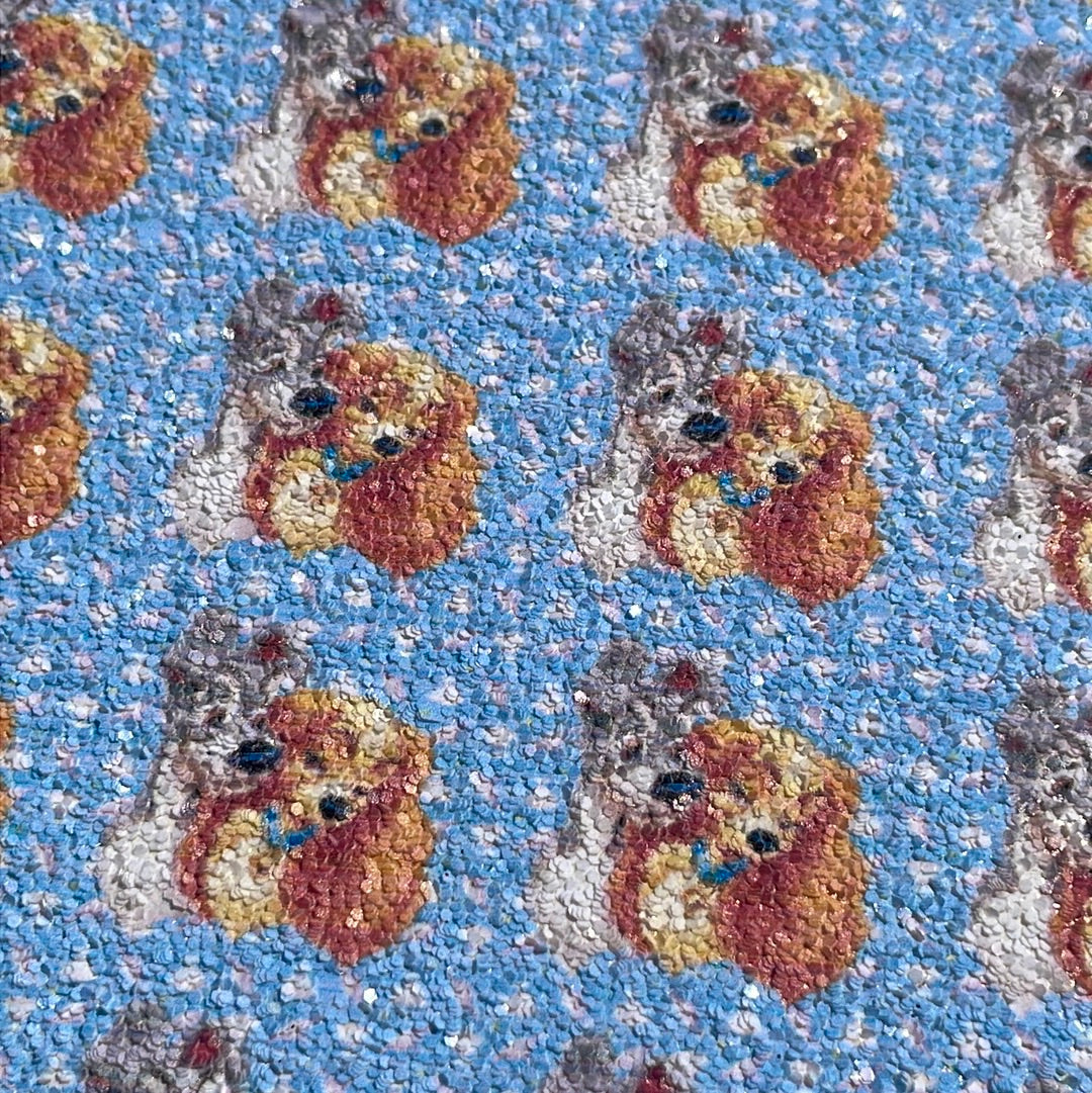 59 character lady and tramp chunky glitter