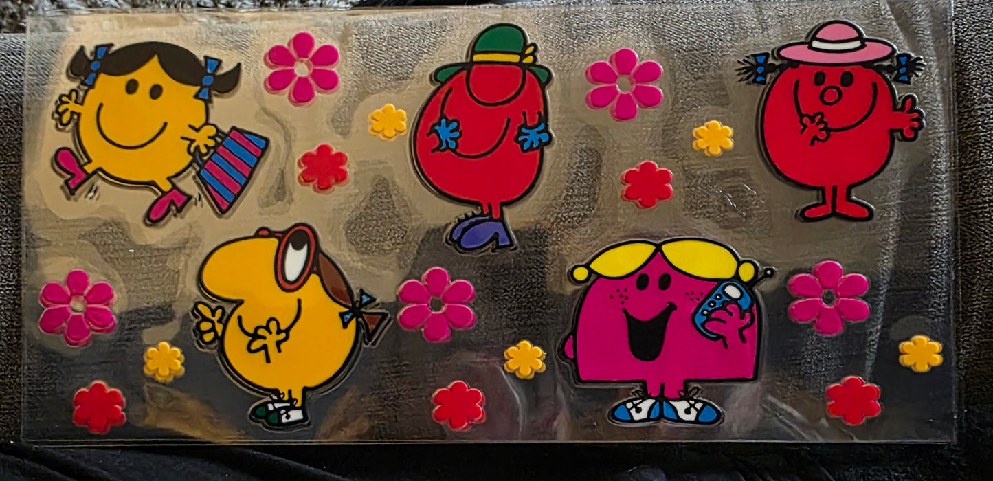 18 UVDTF wrap - Mr Men & Little Miss