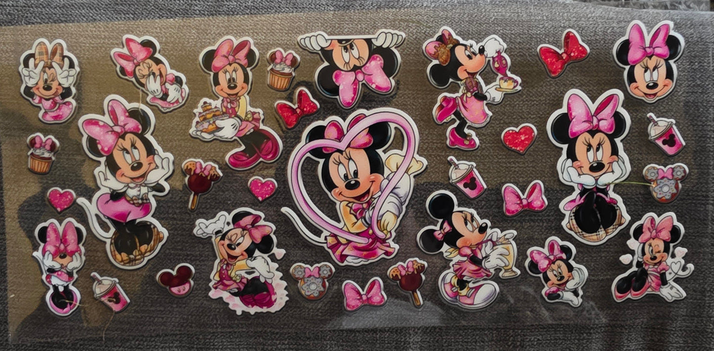 126 UVDTF WRAP Minnie Mouse