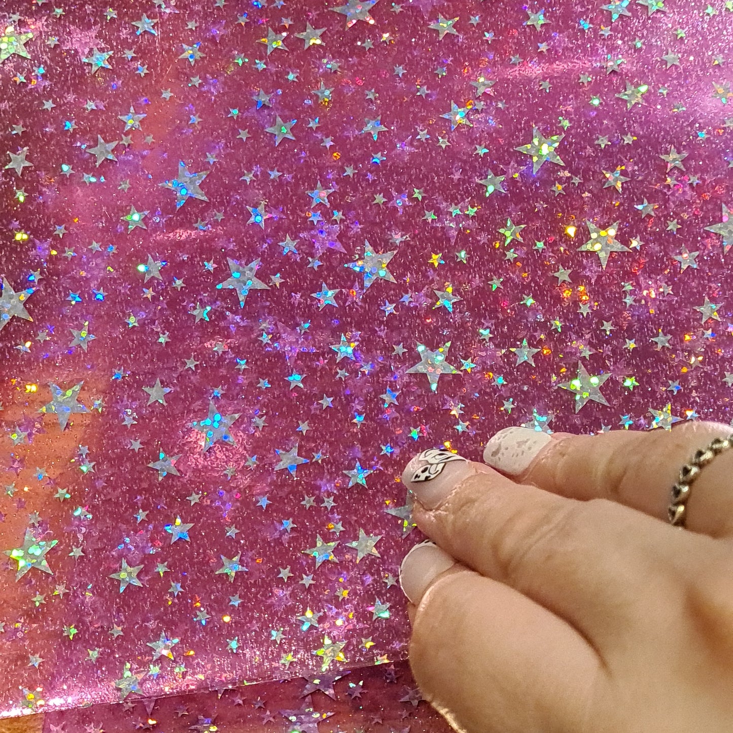 34 Transparent lilac star