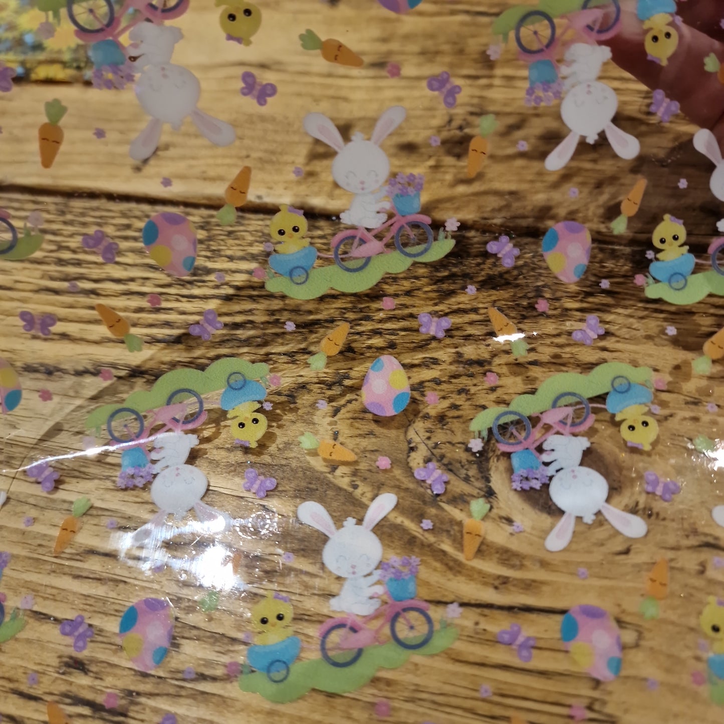 21 Transparent/Jelly Easter bunny and chick