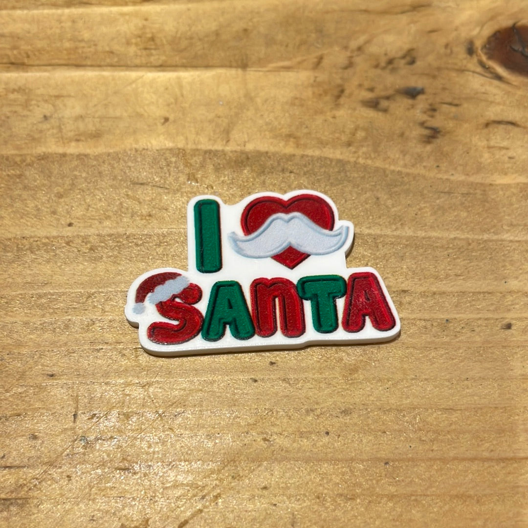 199 embellishment I love Santa