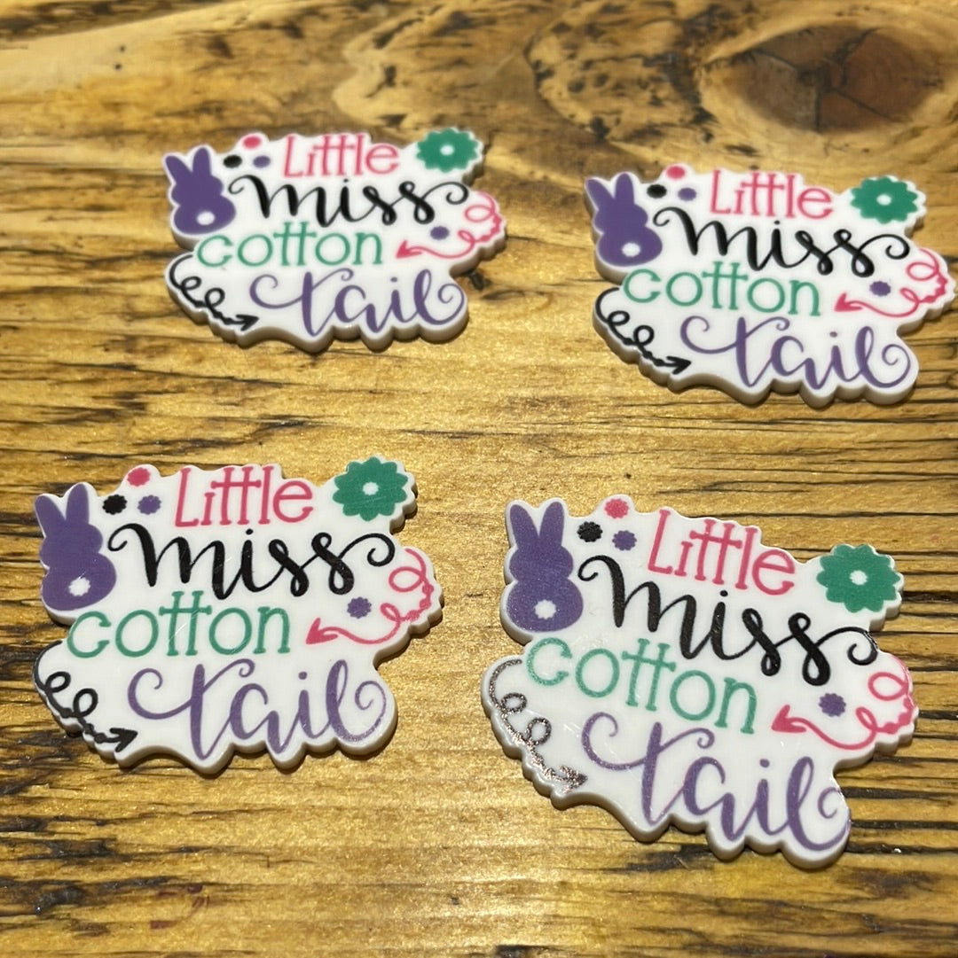 207 embellishment Little miss cotton tail
