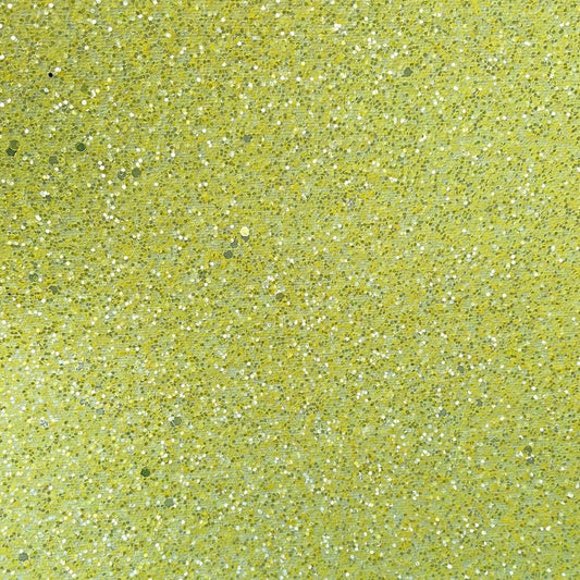 13 chunky yellow speckled