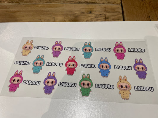 13 UVDTF wrap labubu