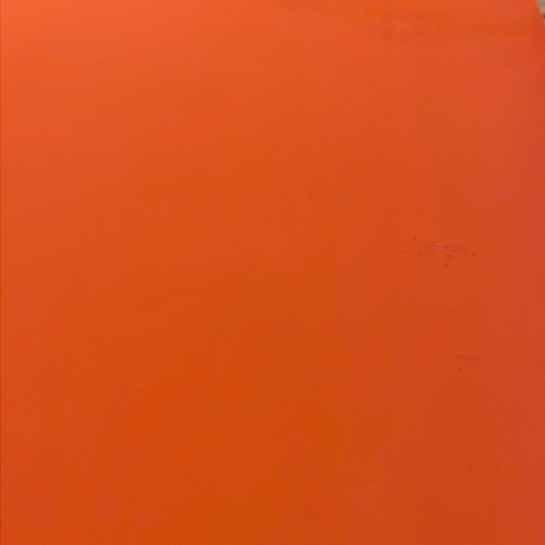 6 leatherette Matt orange
