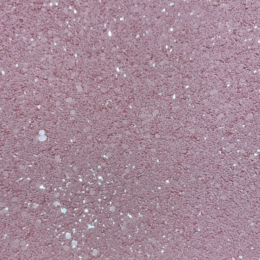 20 chunky glitter light pink