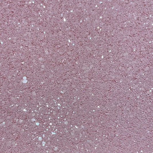 20 chunky glitter light pink