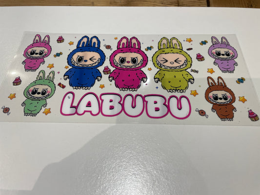 34 UVDTF wraps labubu