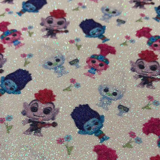 97 character trolls fine glitter