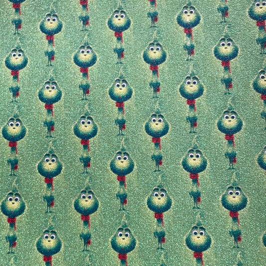 224  character Christmas grinch fine glitter