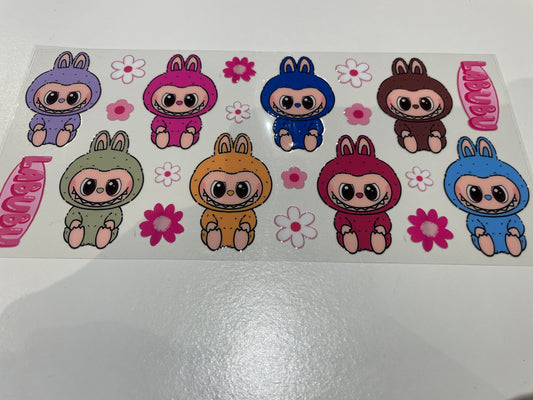 30 UVDTF wraps Labubu