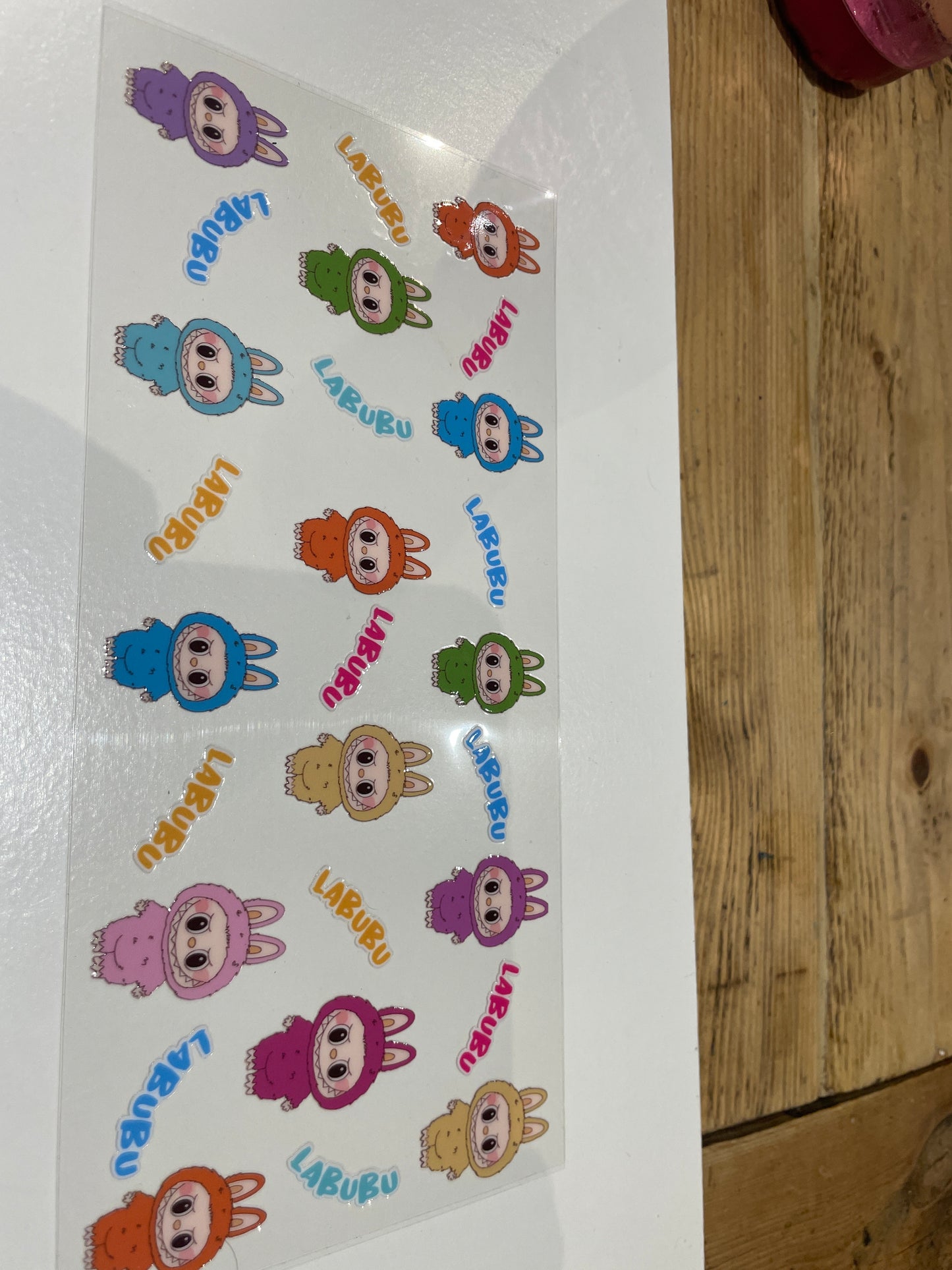 11 UVDTE wrap labubu