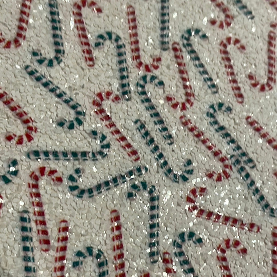 26 Chunky glitter candy cane’s