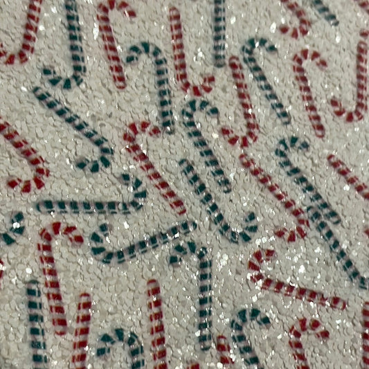 26 Chunky glitter candy cane’s