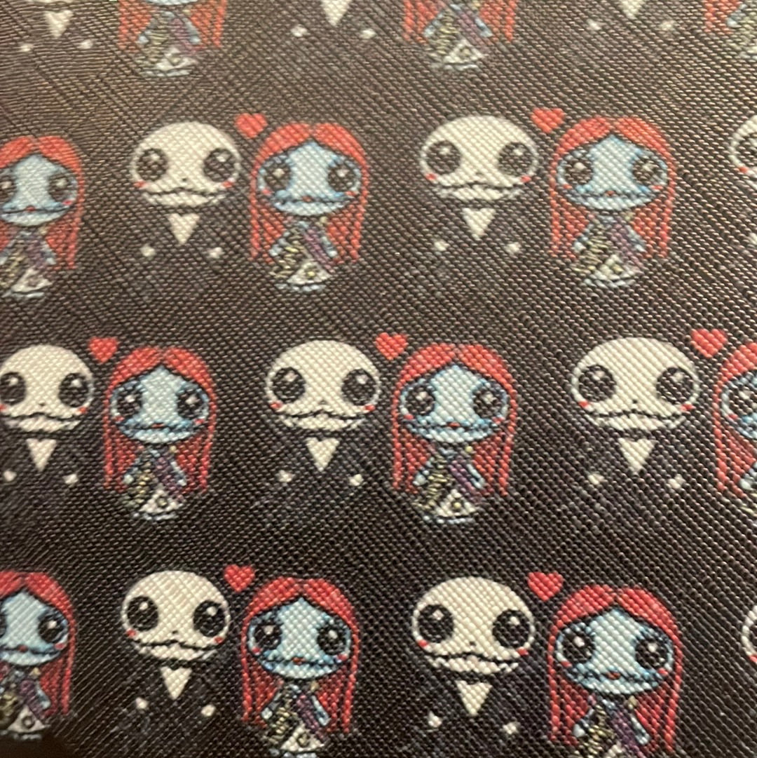 190  character Halloween jack and sally leatherette