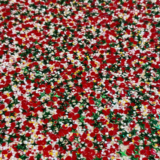 72 Chunky glitter Christmas mix