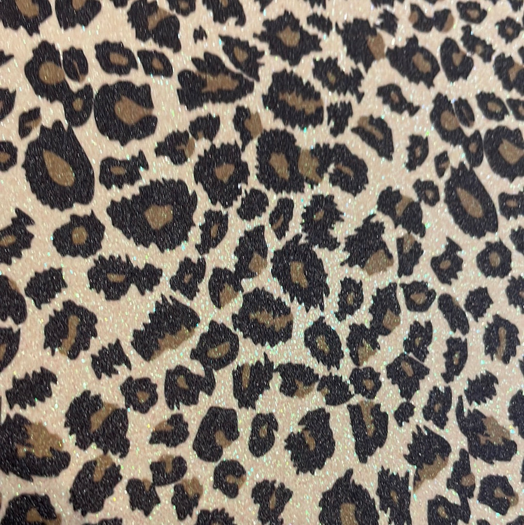 41 Fine glitter leopard prints