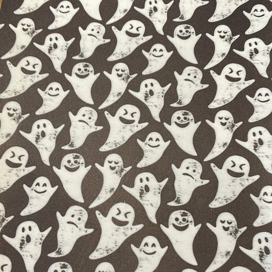 26 Leatherette Halloween ghosts