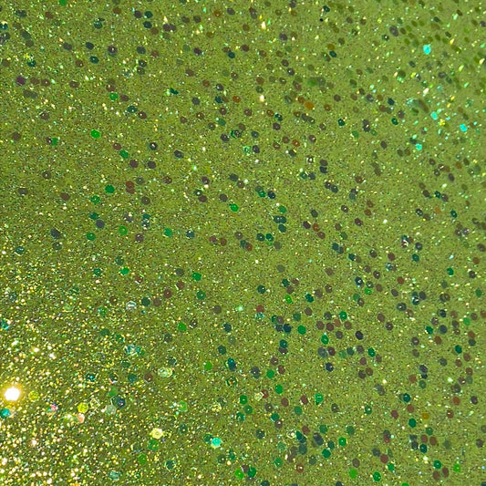 85 Chunky glitter yellow sorbet