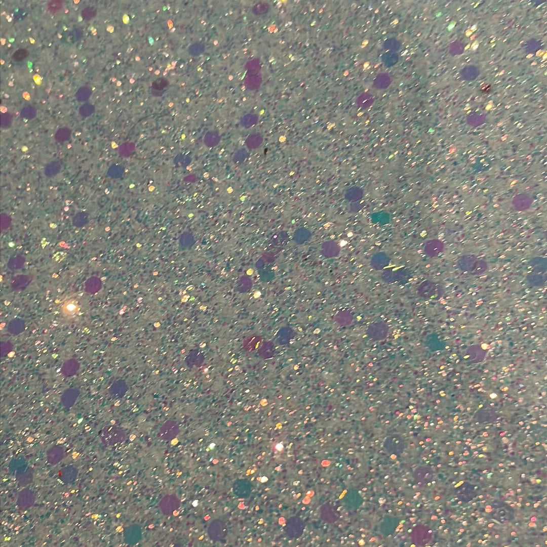97 Chunky glitter light aqua sorbet