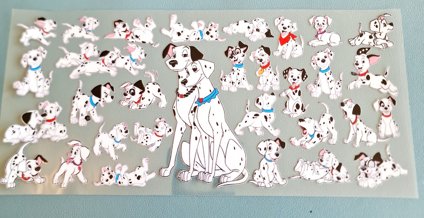 54 UVDTF wrap - Dalmatian