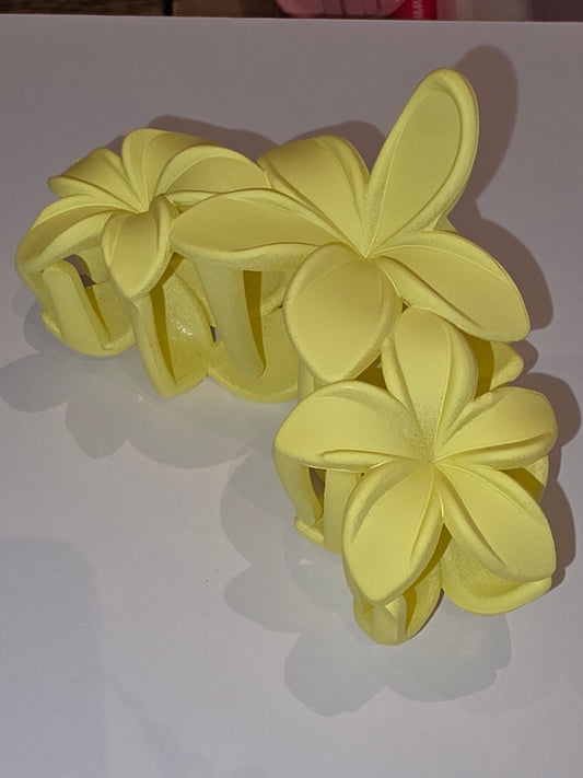 36 Claw Clip - yellow flower
