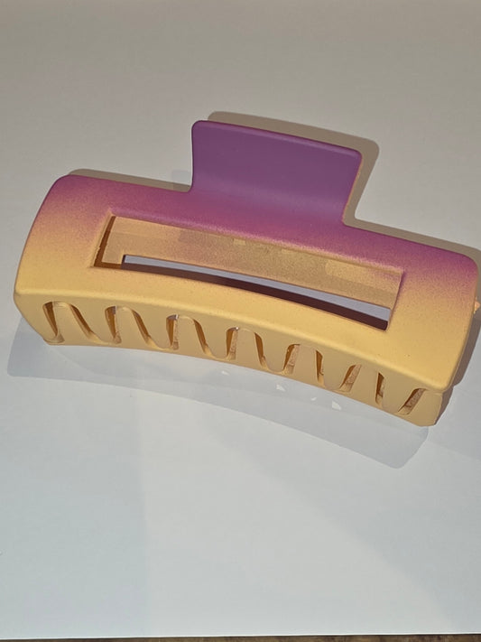 32 Claw Clip - ombre orange purple