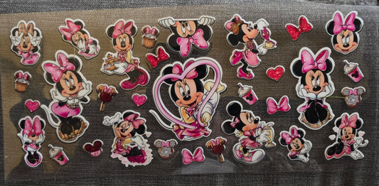 126 UVDTF WRAP Minnie Mouse