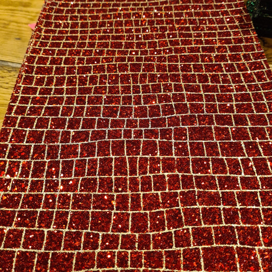 68 Chunky Christmas glitter red and gold