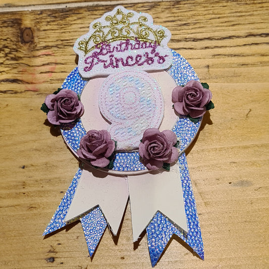 39 Badge Birthday princess