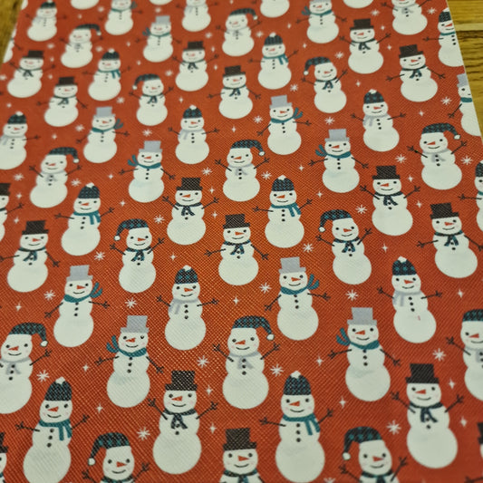 43 Christmas leatherette snowman