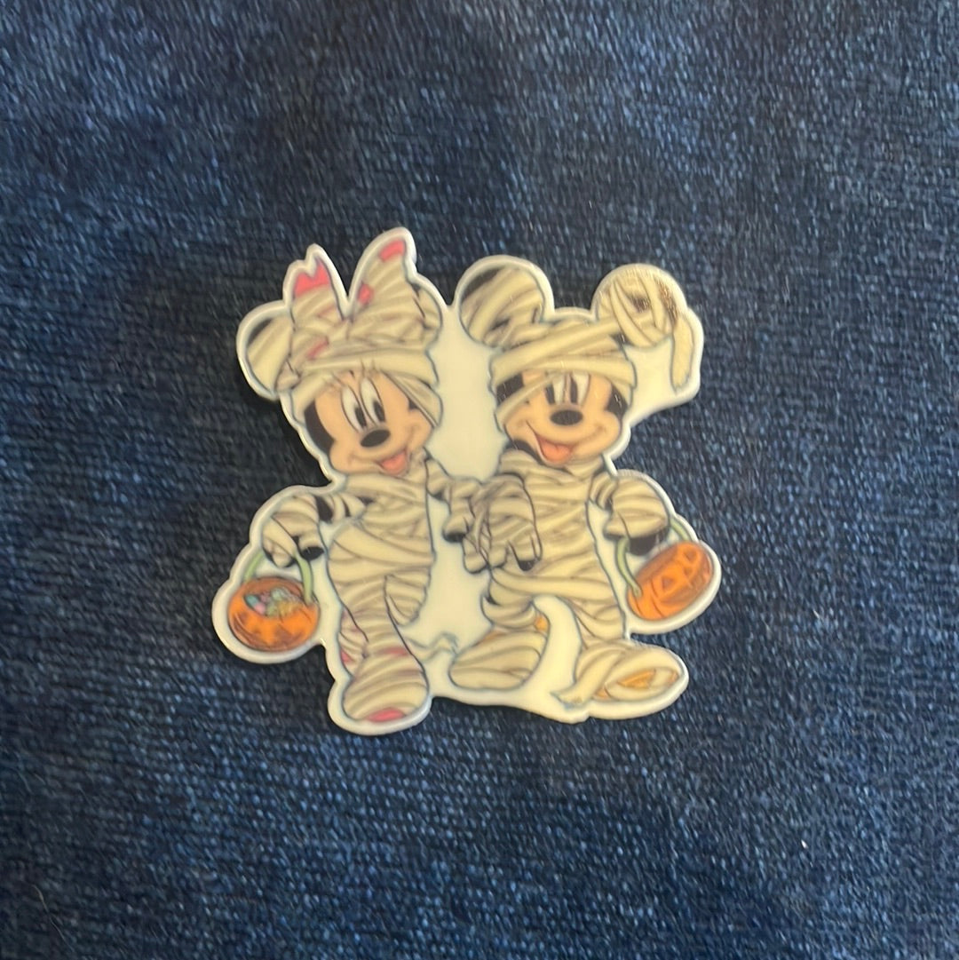 13 embellishment Mickey and mini Halloween